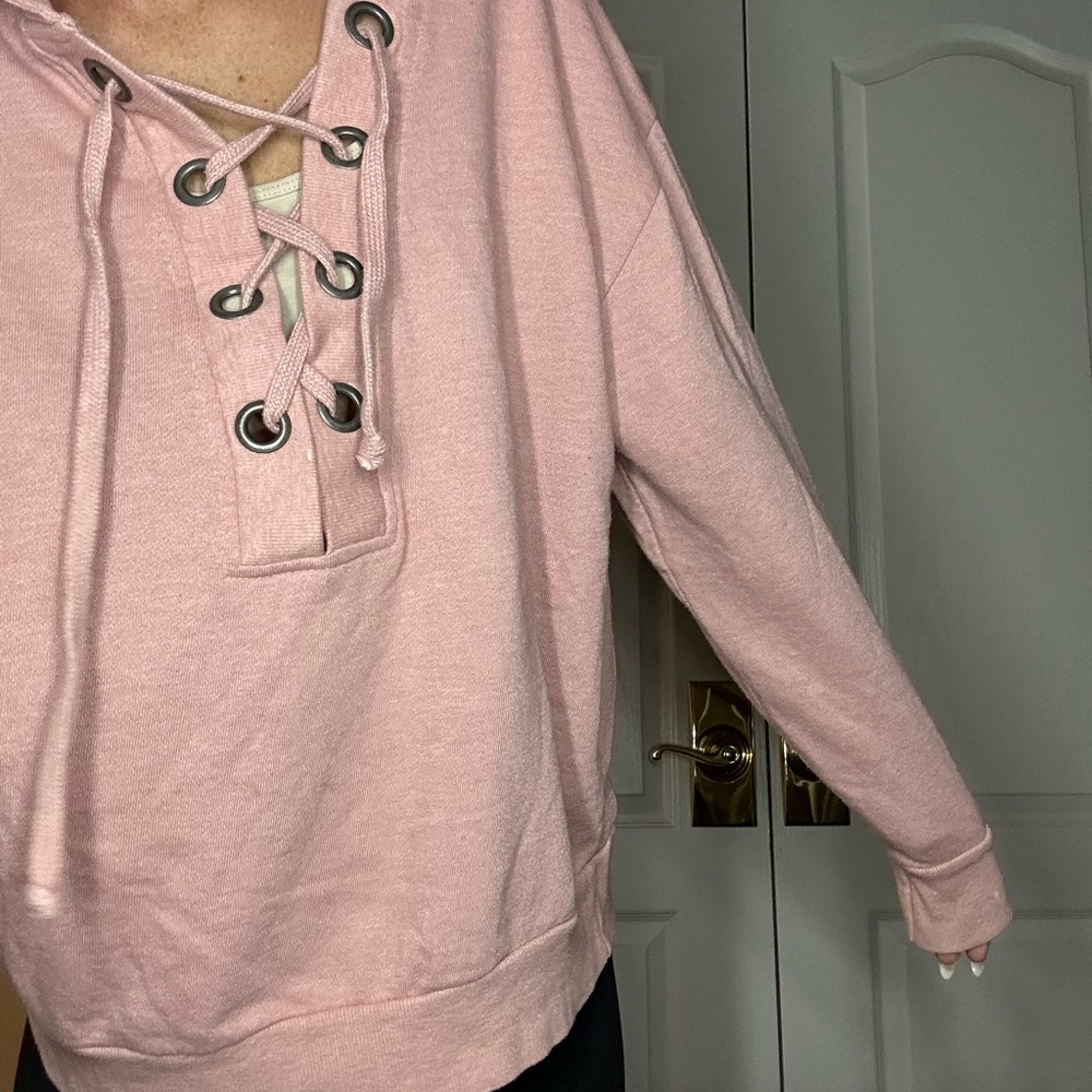 Ocean Drive Pink V-Neck Sweater